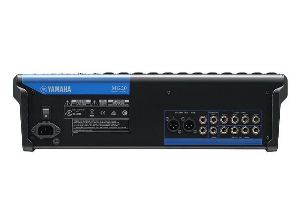Yamaha MG20 20 kanals mikser 20  inputs, 16 mic